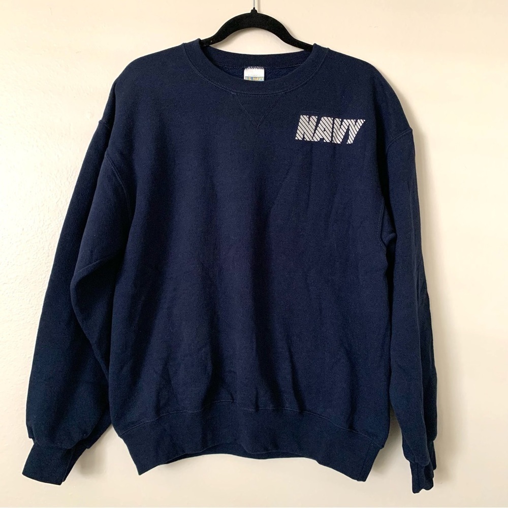 Vintage 90s US Navy Military Crewneck Sweater